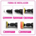Set 9 Esponjas para Pulir Limpiar Autos con Accesorios - Imagen 6