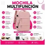 Mochila para viaje - Viral - compartimientos varios - calzado - ropa húmeda - Imagen 3