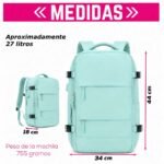 Mochila para viaje - Viral - compartimientos varios - calzado - ropa húmeda - Imagen 2