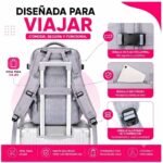 Mochila para viaje - Viral - compartimientos varios - calzado - ropa húmeda - Imagen 6