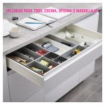 Organizador cubiertos encastrable para cajón 10 piezas - Image 8