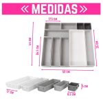 Organizador cubiertos encastrable para cajón 10 piezas - Image 3