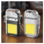 Encendedor con linterna recargable plasma