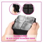 Cubetera Cubos con tapa de silicona x4 cubitos - Image 8