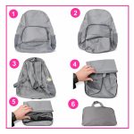 Mochila plegable de viaje colores urbana - Image 8