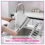 Paño de microfibra con escurridor de plástico - Secaplatos - Image 7