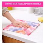 Kit X5 paños microfibra absorbente colores - Image 5