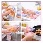 Kit X5 paños microfibra absorbente colores