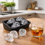 Molde para hielo  calaveras skull