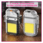 Encendedor con linterna recargable plasma - Image 3