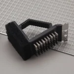 Cepillo para limpieza de parrilla de acero alambre y esponja - Image 12