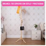 Perchero 8 perchas bambú de pie - Image 7