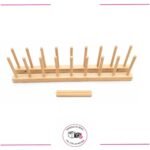 Soporte organizador bamboo Vasos Platos - Imagen 4