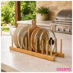 Soporte organizador bamboo Vasos Platos