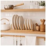 Soporte organizador bamboo Vasos Platos - Imagen 9