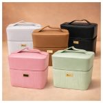 Valija porta cosmeticos de mano organizadores internos