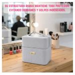 Valija porta cosmeticos de mano organizadores internos - Image 4