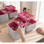 Valija porta cosmeticos de mano organizadores internos - Image 8