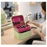 Valija porta cosmeticos de mano organizadores internos - Image 5