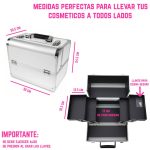 Maletin grande porta cosmeticos bandejas de guardado - Image 2