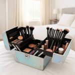 Maletin grande porta cosmeticos bandejas de guardado - Image 3