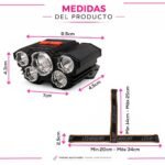 Linterna Frontal Recargable 5 luces LED Con Correa Ajustable - Imagen 3