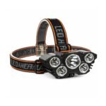 Linterna Frontal Recargable 5 luces LED Con Correa Ajustable - Imagen 2