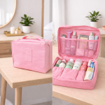 Bolso organizador de mano para viaje con separador