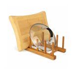 Soporte organizador bamboo Vasos Platos - Image 9