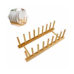 Soporte organizador bamboo Vasos Platos - Image 8