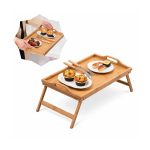 Mesa plegable bandeja para desayuno de bamboo - Image 5