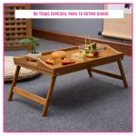 Mesa plegable bandeja para desayuno de bamboo - Image 7