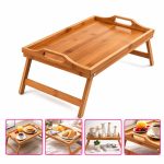 Mesa plegable bandeja para desayuno de bamboo - Image 10