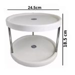 Estante giratorio 2 niveles organizador 360 - Image 4