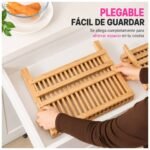 Escurridor Secaplatos para Vajilla Plegable de Bambú - Imagen 7