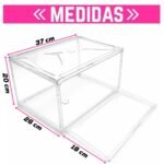 Caja de acrílico premium rígida zapatilla / multiuso - Imagen 2