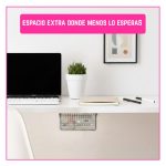 Cajón secreto bajo escritorio deslizante autoadhesivo - Image 7