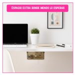 Cajón secreto bajo escritorio deslizante autoadhesivo - Image 5