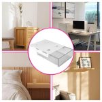 Cajón secreto deslizante autoadhesivo bajo escritorio - Image 8