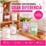 Contenedor de acrílico para hisopos y algodón (multiuso) - Imagen 6