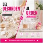 Contenedor de acrílico para hisopos y algodón (multiuso) - Imagen 9