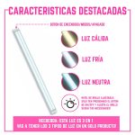 Barra luz Led 60cm - Sensor Movimiento Recargable - Image 4