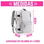 Mochila viaje - Viral - compartimientos varios - calzado - ropa húmeda - Image 3