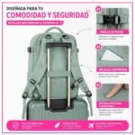 Mochila Viaje Viral con Compartimientos Varios, Calzado y Ropa Húmeda - Imagen 8