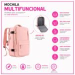 Mochila Viaje Viral con Compartimientos Varios, Calzado y Ropa Húmeda - Imagen 4