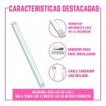 Barra luz Led 40cm - Sensor Movimiento Recargable - Image 7