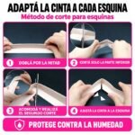 Cinta Selladora Impermeable Autoadhesiva Resistente Versátil - Imagen 6
