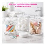 Contenedor de acrílico para hisopos y algodón (multiuso) - Image 3