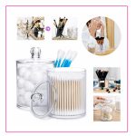 Contenedor de acrílico para hisopos y algodón (multiuso) - Image 6