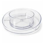 Organizador Multiuso De Acrílico Transparente Giratorio 360° - Imagen 2